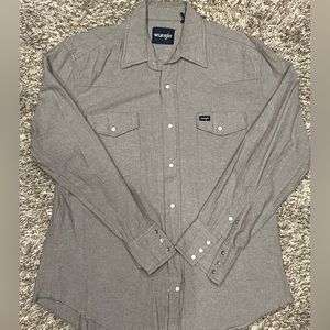 Mens Wrangler Pearl Snap